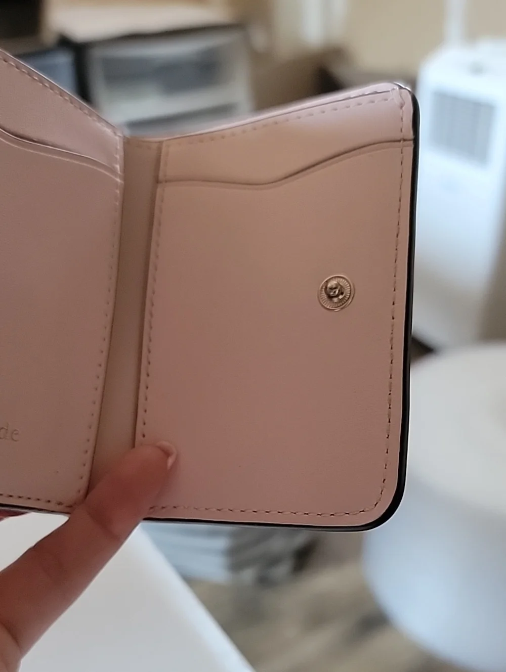 kate spade Picnic In The Park Small Trifold Wallet With Strawberries